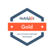 HubSpot Gold Solutions Partner badge