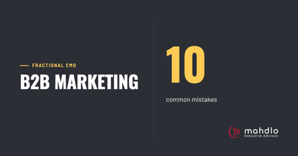 Mahdlo article card: 10 Common Mistakes in B2B Marketing