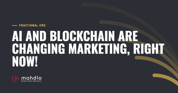 Mahdlo article card: AI and Blockchain are Changing Marketing, Right Now!