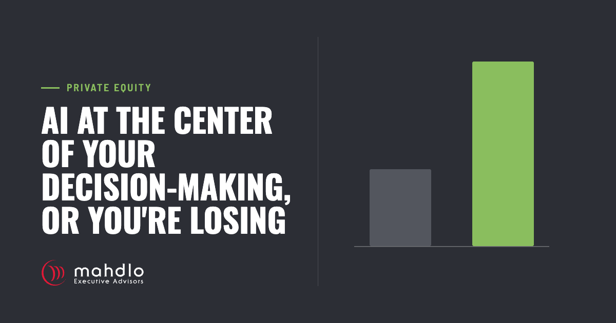 Mahdlo article card: AI at the Center of Your Decision-Making, or You're Losing