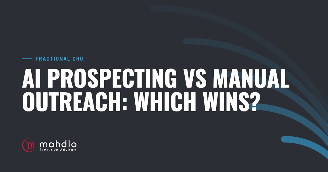 Mahdlo article card: AI Prospecting vs Manual Outreach: Which Wins?