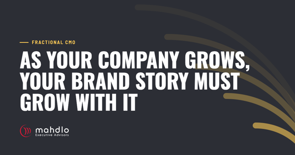 Mahdlo article card: As your company grows, your brand story must grow with it