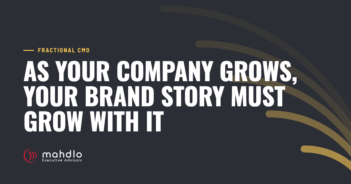 Mahdlo article card: As your company grows, your brand story must grow with it