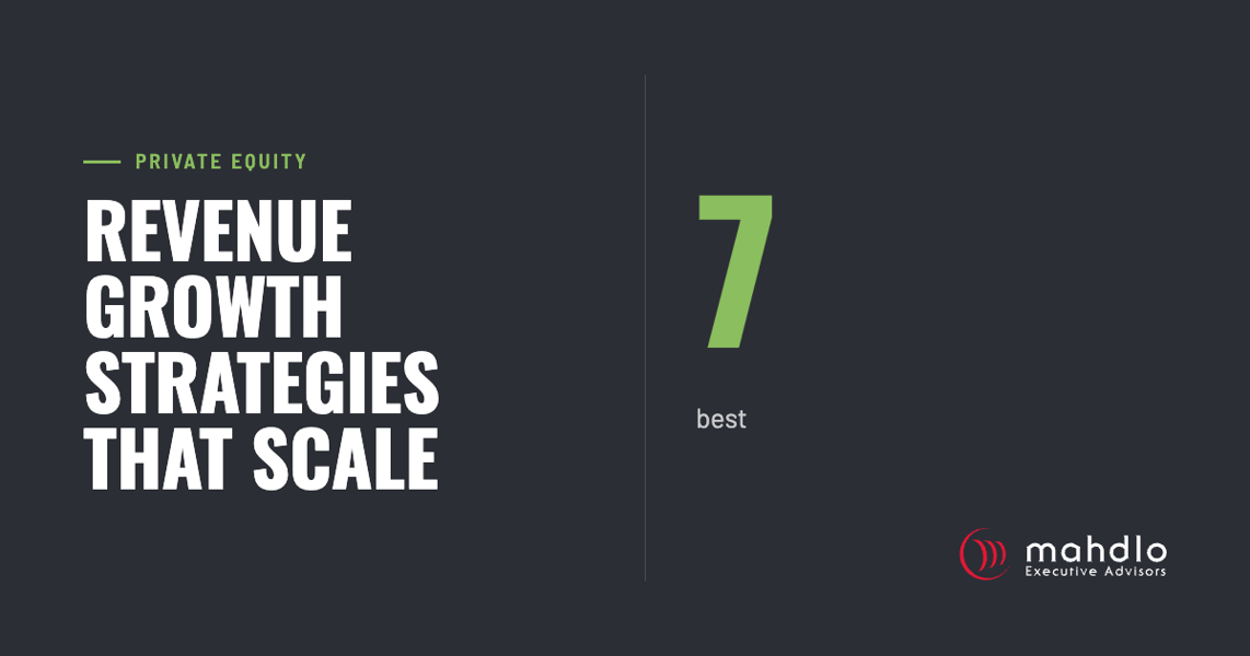 Mahdlo article card: 7 Best Revenue Growth Strategies That Scale