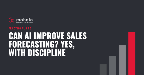 Mahdlo article card: Can AI Improve Sales Forecasting? Yes, With Discipline