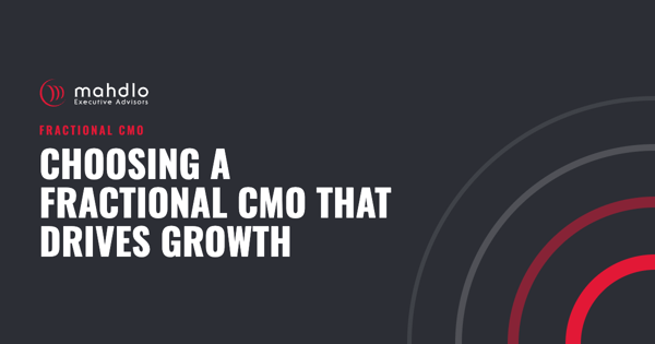 Mahdlo article card: Choosing a Fractional CMO That Drives Growth
