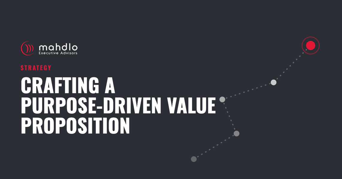 Mahdlo article card: Crafting a Purpose-Driven Value Proposition