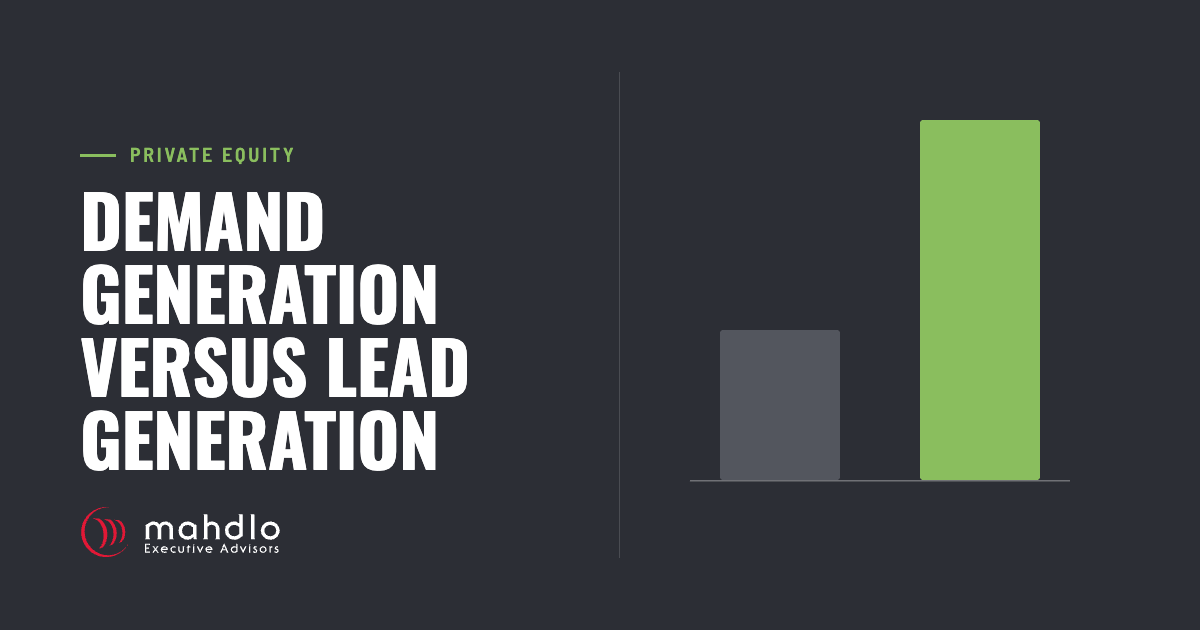 Mahdlo article card: Demand Generation Versus Lead Generation