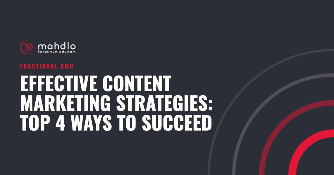 Mahdlo article card: Effective Content Marketing Strategies: Top 4 Ways to Succeed