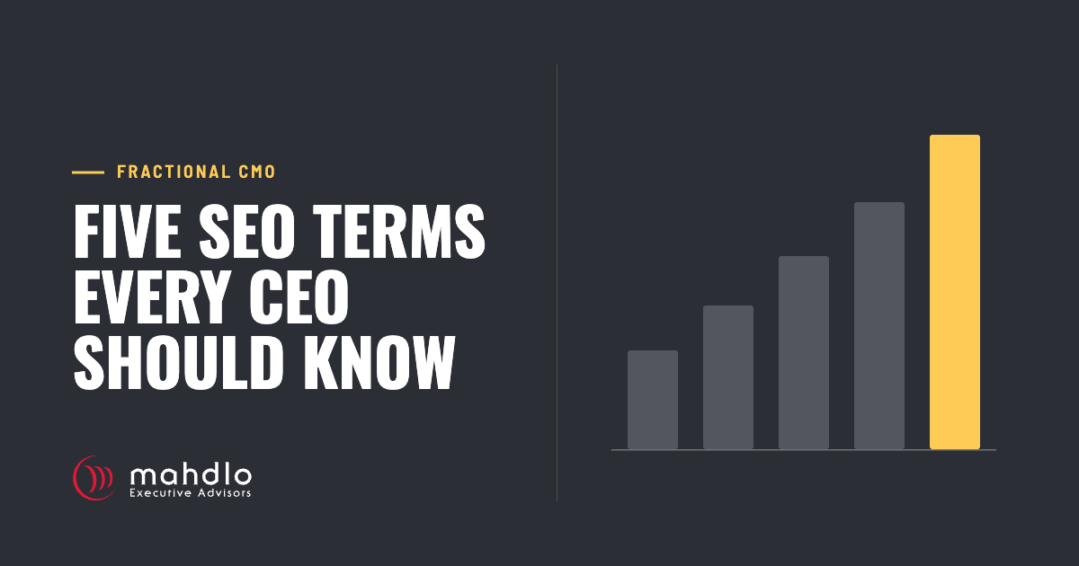 Mahdlo article card: Five SEO Terms every CEO should Know