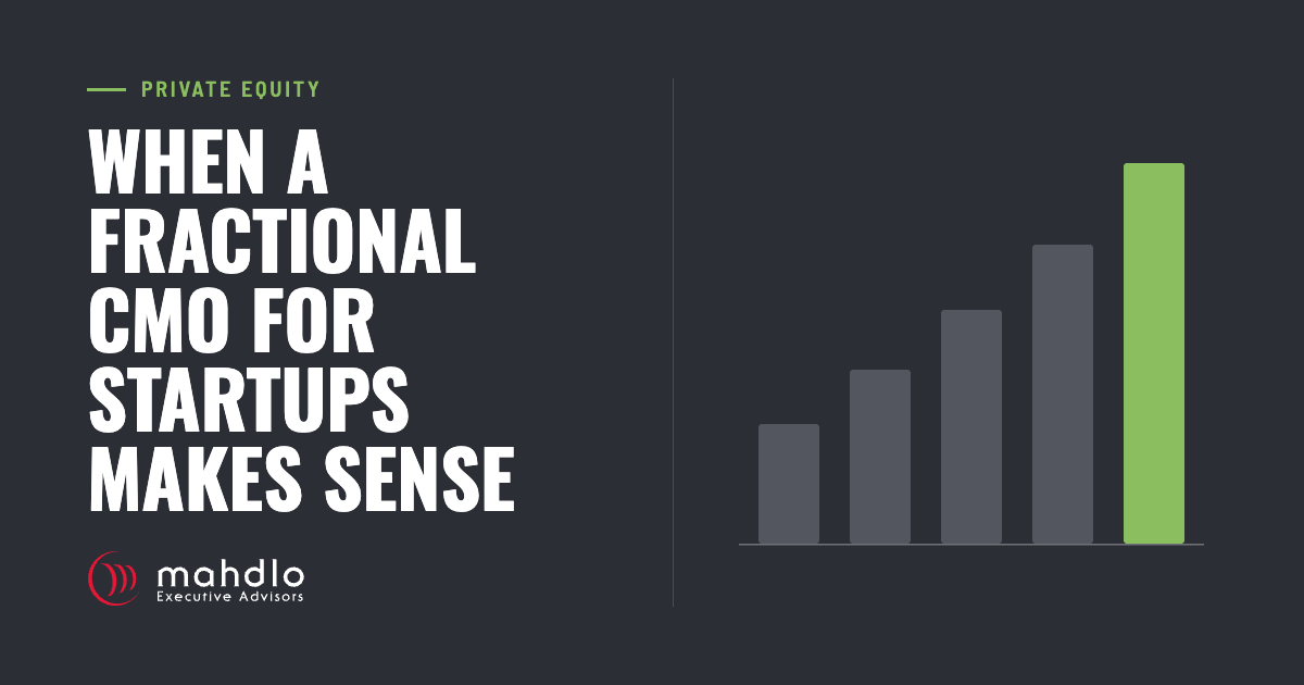Mahdlo article card: When a Fractional CMO for Startups Makes Sense