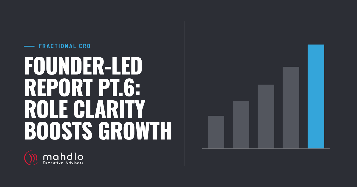 Mahdlo article card: Founder-Led Report Pt.6: Role Clarity Boosts Growth