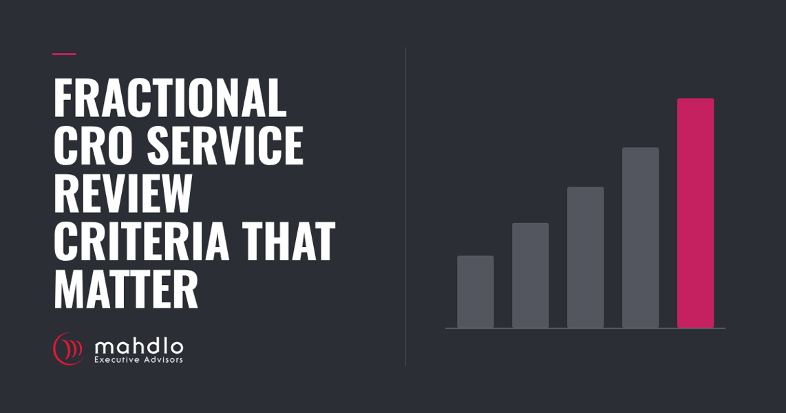 Mahdlo card: Fractional CRO Service Review Criteria That Matter.