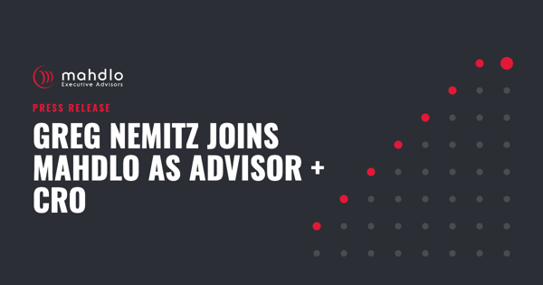 Mahdlo article card: Greg Nemitz Joins Mahdlo as Advisor + CRO