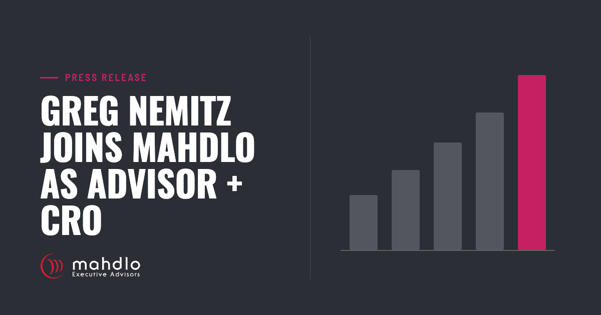 Mahdlo article card: Greg Nemitz Joins Mahdlo as Advisor + CRO