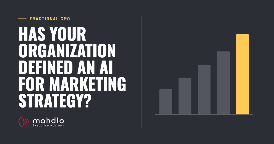 Mahdlo article card: Has your organization defined an AI for Marketing strategy?