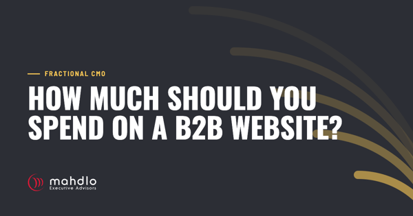 Mahdlo article card: How much should you spend on a B2B website?