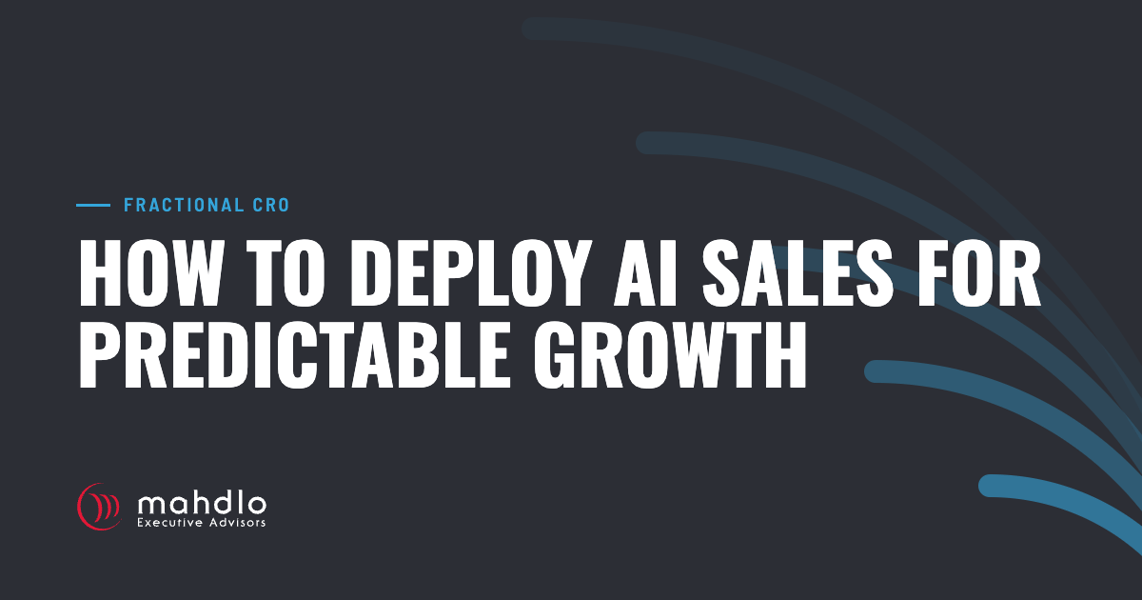 Mahdlo article card: How to Deploy AI Sales for Predictable Growth
