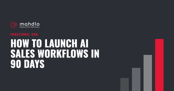 Mahdlo article card: How to Launch AI Sales Workflows in 90 Days