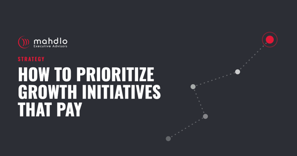 Mahdlo article card: How to Prioritize Growth Initiatives That Pay