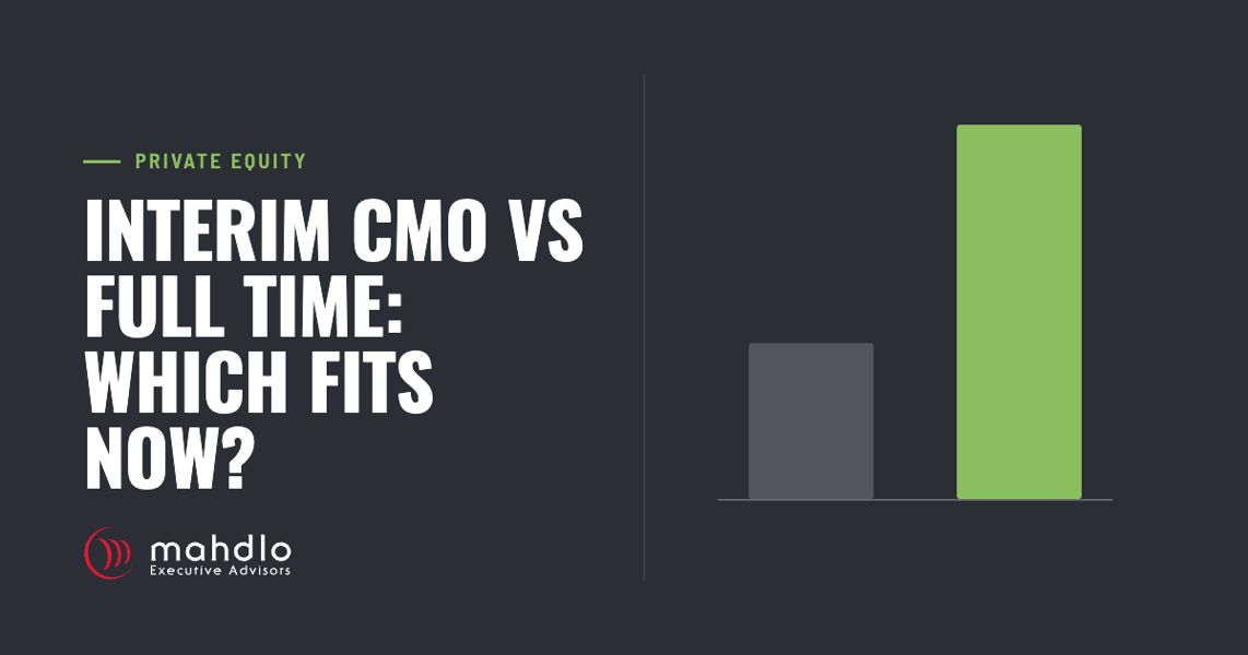 Mahdlo article card: Interim CMO vs Full Time: Which Fits Now?