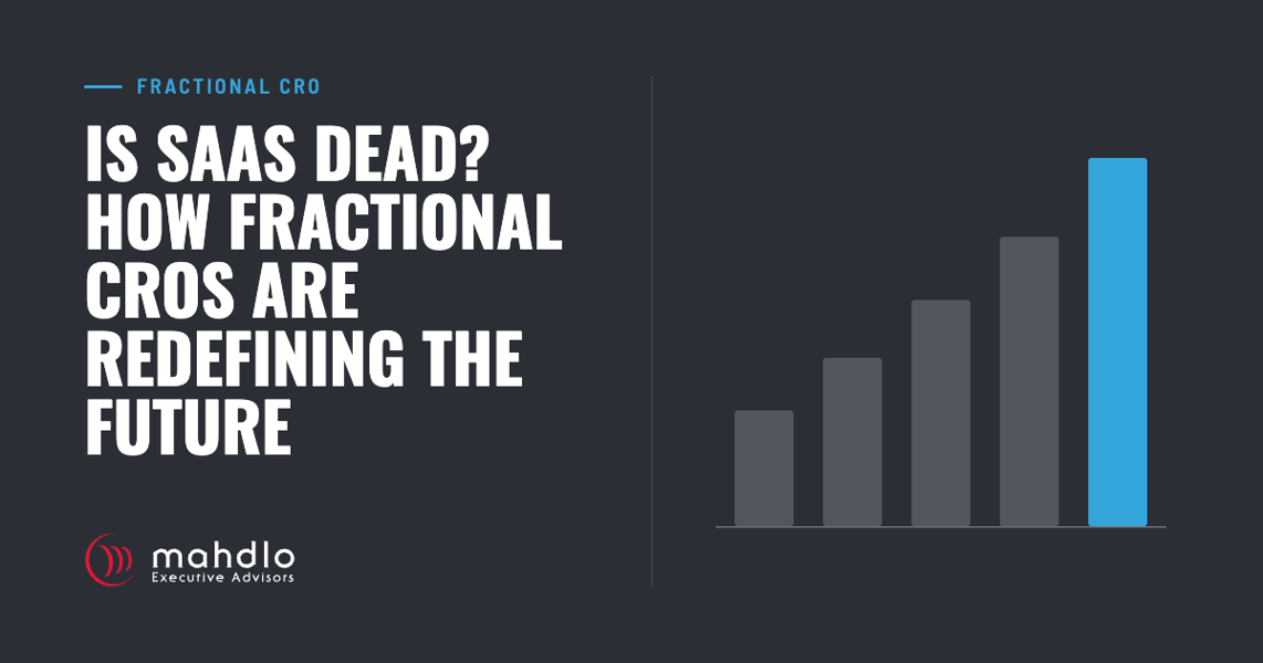 Mahdlo article card: Is SaaS Dead? How Fractional CROs Are Redefining the Future