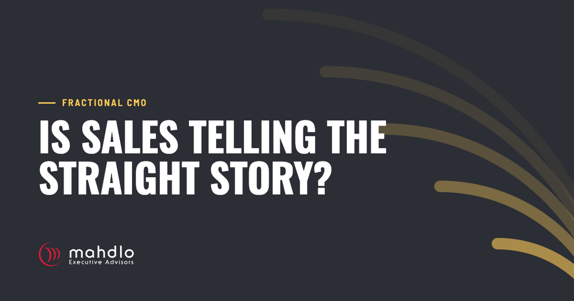 Mahdlo article card: Is Sales Telling The Straight Story?