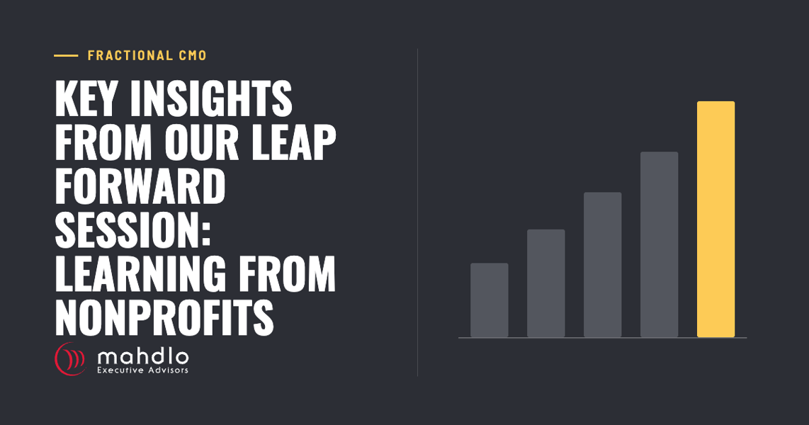 Mahdlo article card: Key Insights from Our Leap Forward Session: Learning from Nonprofits