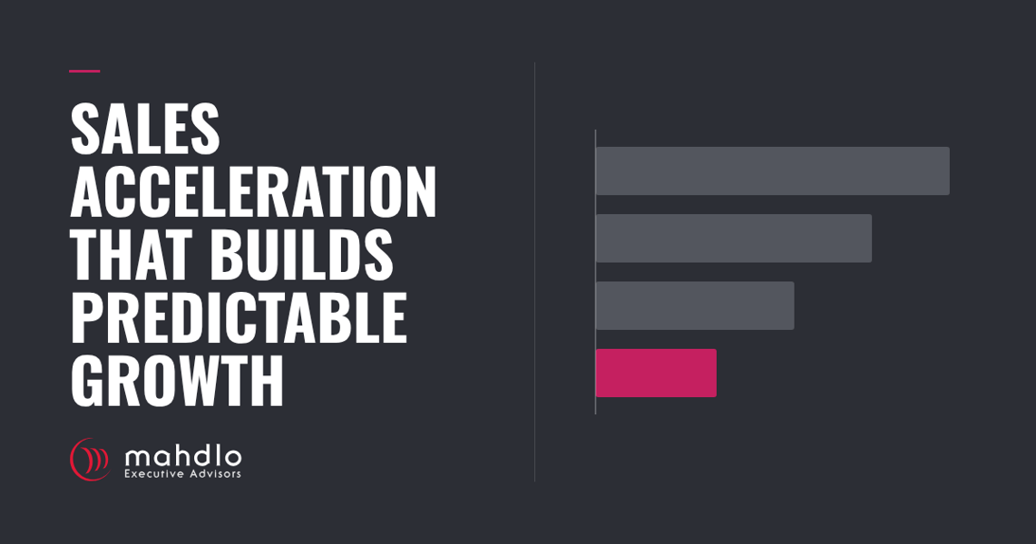 Mahdlo card: Sales Acceleration That Builds Predictable Growth.