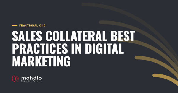 Mahdlo article card: Sales Collateral Best Practices in Digital Marketing