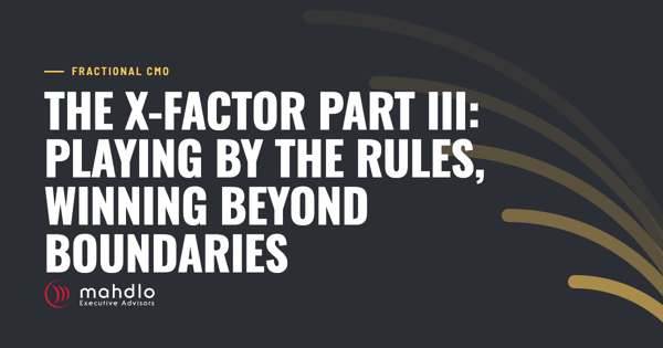 Mahdlo article card: The X-factor Part III: Playing by the Rules, Winning Beyond Boundaries