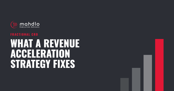 Mahdlo article card: What a Revenue Acceleration Strategy Fixes