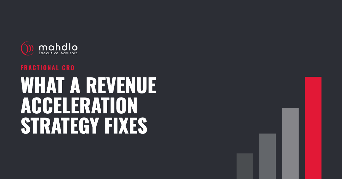 Mahdlo article card: What a Revenue Acceleration Strategy Fixes
