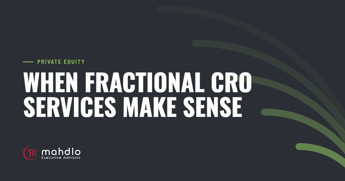Mahdlo article card: When Fractional CRO Services Make Sense